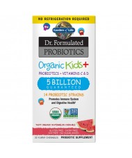 Dr. Formulated organická probiotika - pro děti - 5 miliard CFU s příchutí organický vodní meloun